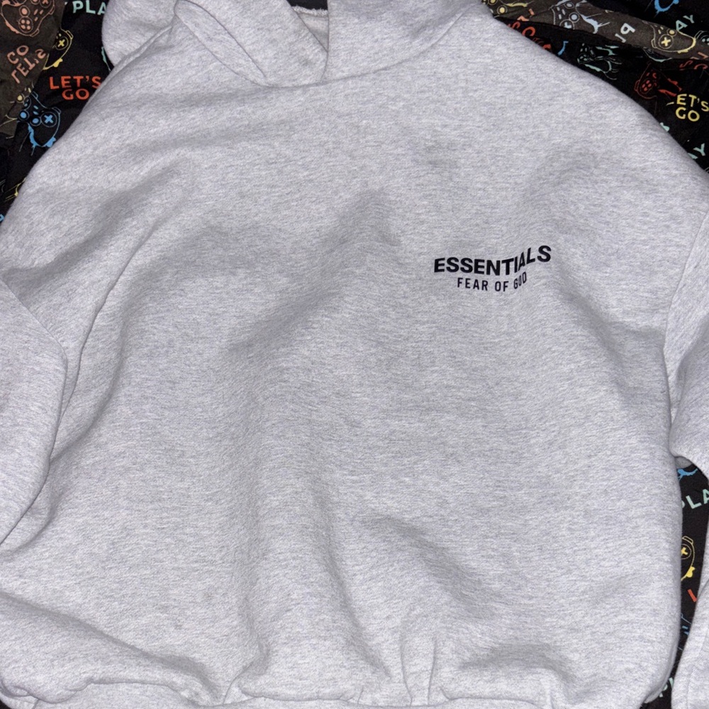Essentials Light Gray Hoodie